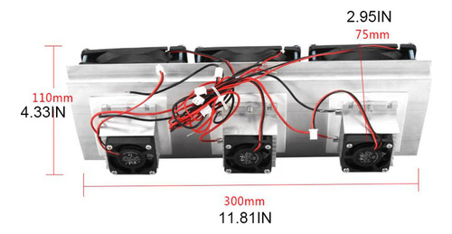 Refrigerador Termoelétrico Peltier Para Semicondutor Dc 12v