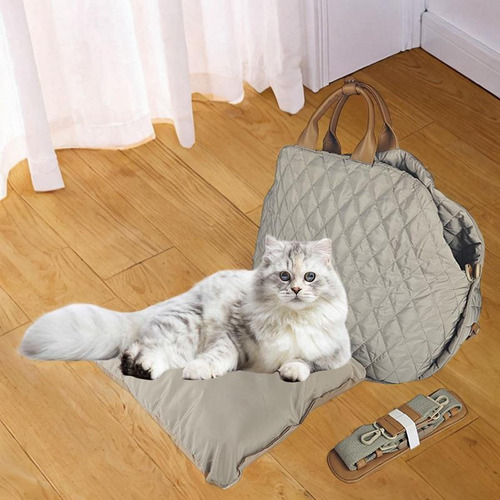Bolso De Viaje De Perro Mascota Bolso Al Aire Libre Con Gris