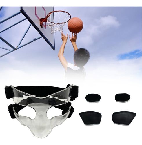 Máscara De Baloncesto Transparente, Protección Para La