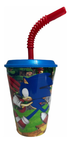 Vaso Sonic Vs Shadow The Hedgehog Para Regalar De Plástico