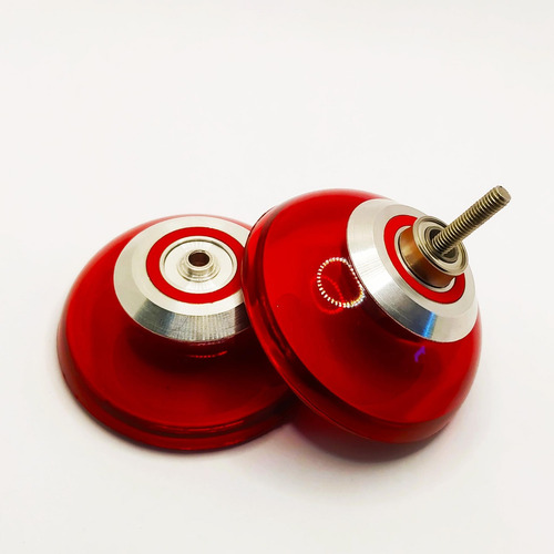 Imagem 2 de 4 de Yoyo Profissional Prime Yoyobrasil Rolamento Vermelho