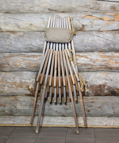 Silla Finlandesa Madera De Fresno Castaño Aceitado