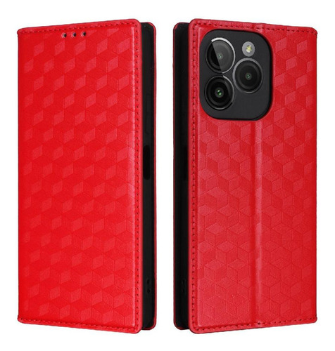 Funda For Blu Bold K10 Cierre Magnético Patrón 3d Tarjeta