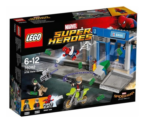 Lego 76082 Marvel Super Heroes Atm Heist Battle Usado S/caja