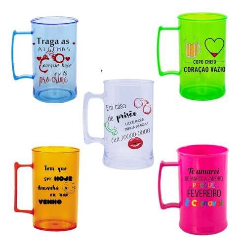 Canecas Acrilicas Samba E Acrílico: Caneca Personalizada 