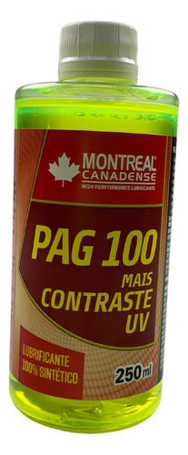 Óleo Compressor Ar Condicionado Pag 100 Com Contraste 250ml