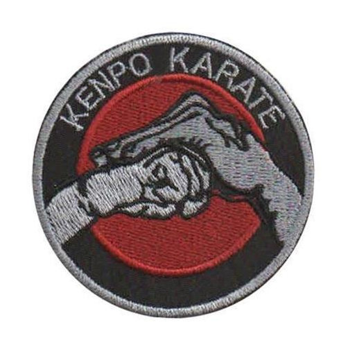 Patch Bordado Kenpo Karate Com Fecho De Contato