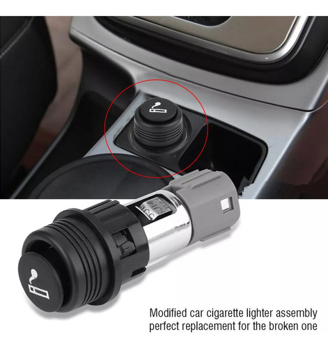 Enchufe Encendedor De Cigarrillos Toma De Corriente 12v 120w