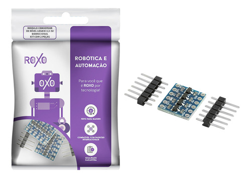 2x Módulo Conversor De Nível Lógico Bidirecional 3,3v 5v I2c