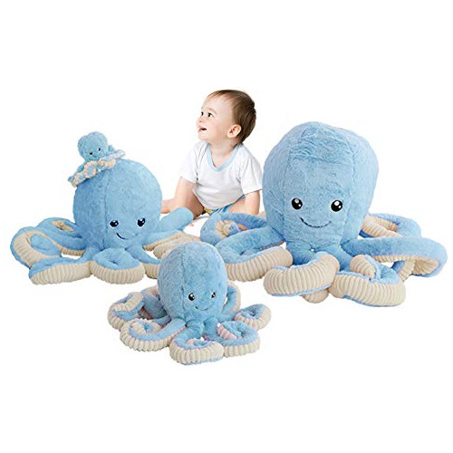 Dentrun Octopus Stuffed Animals, Octopus Plush Doll Play Toy