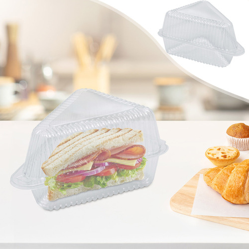 L 100 Juegos De Cajas Triangulares Para Tartas Desechables