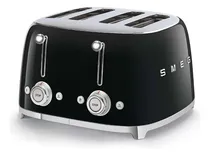 Comprar Tostadora Smeg 50s Retro Line Negra Con Ranuras 4x4