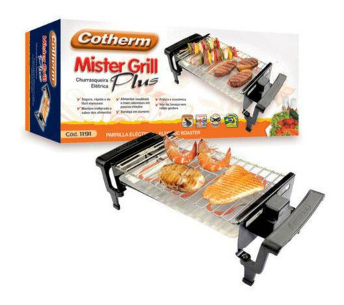 Imagem 1 de 3 de Churrasqueira Elétrica Mister Grill Plus Cotherm 220 Volts