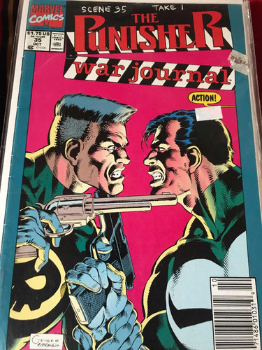 Comic The Punisher War Journal #35. Oct 1991.