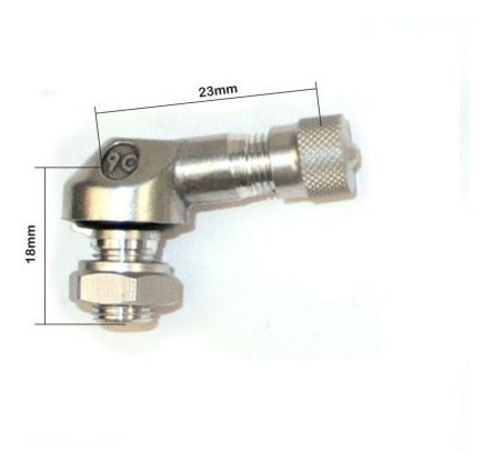 Valvulas De Aire 90° Para Motos Rin Tubeless