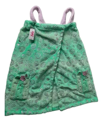 Bata Salida De Baño Con Hair Wrap Nena Justice