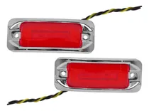 Comprar Par Plafon Lateral Camion Alpha Glo Bisel Rojo 12 Led