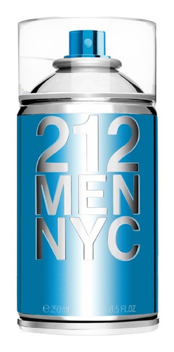 Perfume Masculino 212 Nyc Men Carolina Herrera Body Spray Volume da unidade 250 mL