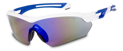 Oculos Florence Steelflex Azul Espelhado C.a 40904