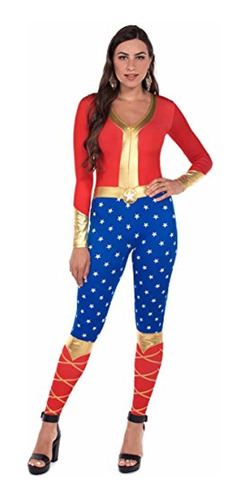 Disfraz Superheroína Halloween Mujer  Patriótica 