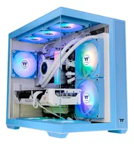 Comprar Caja Atx Thermaltake View 380 Tg Argb Color Celeste