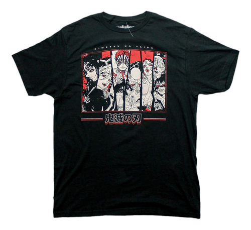 Playera Demon Slayer Demonios Camiseta Oversized Gym