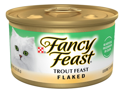 Purina Fancy Feast Comida Húmeda Para Gatos Trucha 24 Latas