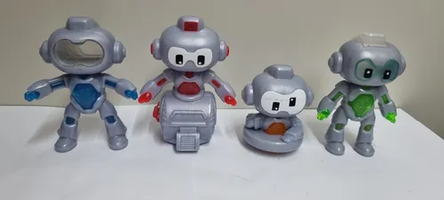 comprar Coleção Bonecos Mc Donalds Discovery Robots Diferentes 2019