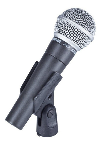 Imagen 6 de 9 de Micrófono Shure SM SM58-LC dinámico cardioide gris oscuro/plateado