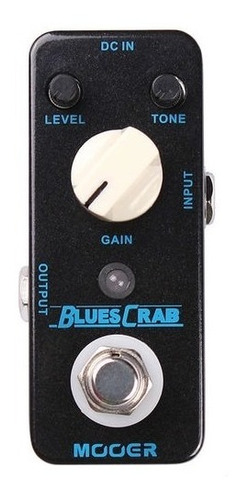 Pedal Mooer P/ Guitarra Blues Crab Blues Drive Mbcbd Oferta