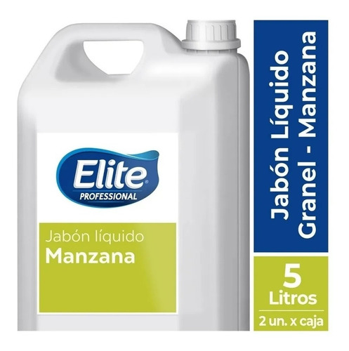1 Bidon Jabón Líquido Profesional Elite Manzana 5 Lt 
