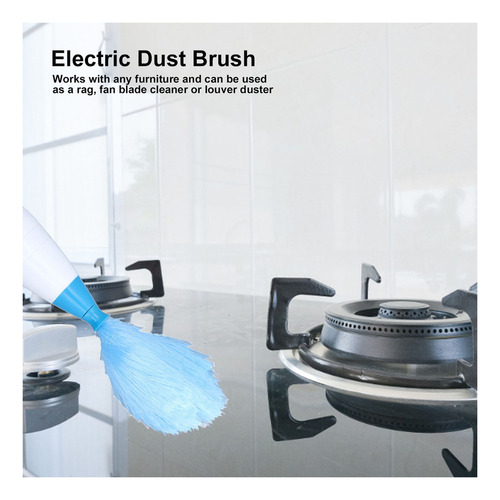Cepillo De Polvo Eléctrico Spin Duster Telescopic Fiber 360°