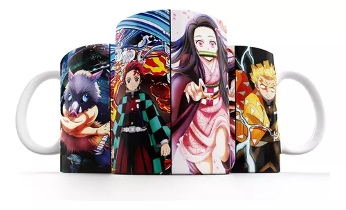 Caneca Demon Slayer Tanjiro & Zenitsu & Inosuke