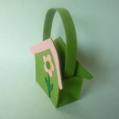 Casa De Pascua Flor Bolsa De Dulces Huevo Bolsas Bolsas De