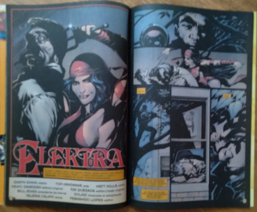 26g Gibi Justiceiro E Elektra 12 / Ed Panini 2004 / Tentacul (Usado)