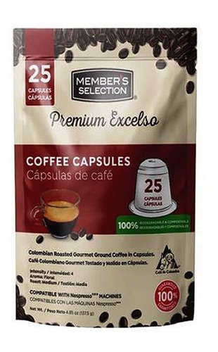 Cápsulas De Café Premium Excelso - Unidad a $49700