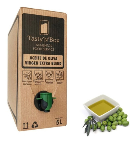 Aceite Oliva Virgen Extra Blend Bag In Box 5 Lts