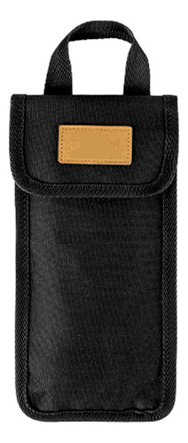 Contenedor De Clavijas Para Acampar, Bolsa Negro 22cmx12.5cm