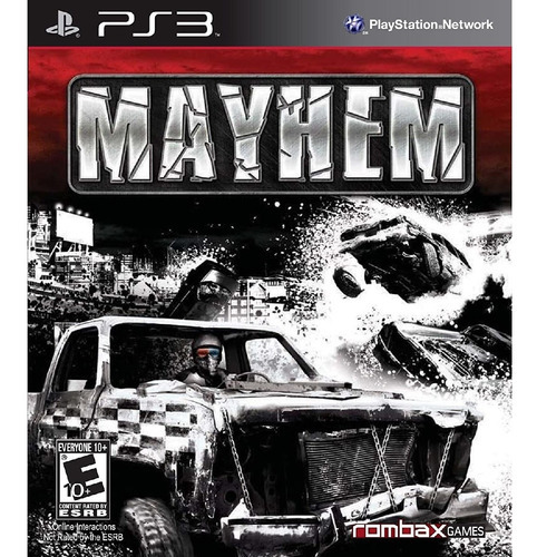Juego multimedia físico Mayhem para PS3 con gafas 3D de Playstation