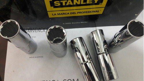 Dado Stanley  5/8 X 1/2 Estrías  Largo Ref. 86-483 