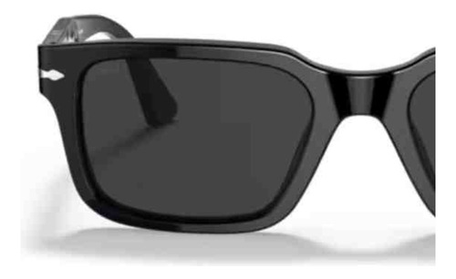 Óculos De Sol Persol Preto Retangular 0po3272s 95/48 53