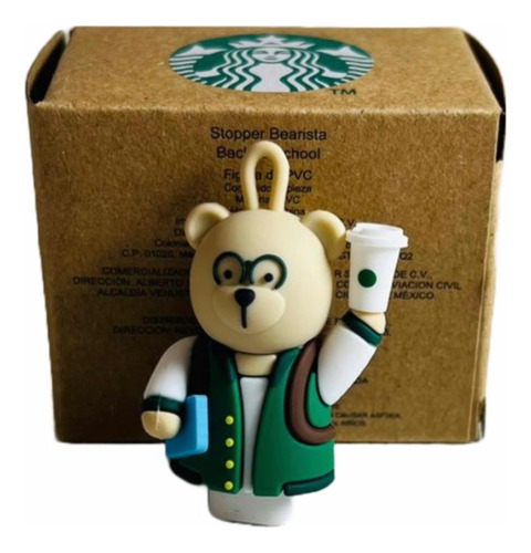 Stopper Oso Starbucks Regreso A Clases Para Vasos Hotcup
