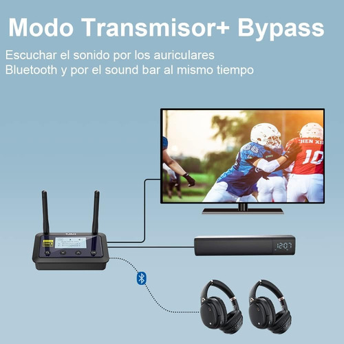 Receptor Transmisor Bluetooth 5.0 1mii B03pro+ Ldac Hi-res