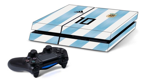 Skin Argentina Messi Playstation Combo Consola + Joystick