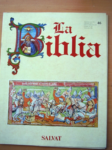 Imagen 7 de 8 de Biblia Salvat 1980 Set 6 Fasciculos Correlativos