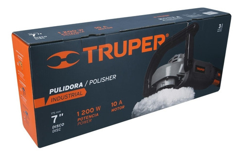 Pulidora 7' 1200w Vel Variable Industrial Truper Pula-7n