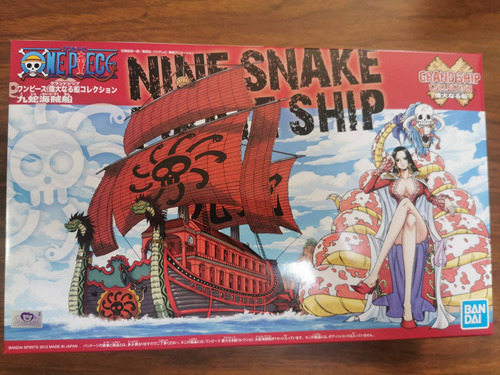 One Piece Grand Ship Col Nine Snake Boa Hancock Model Kit 