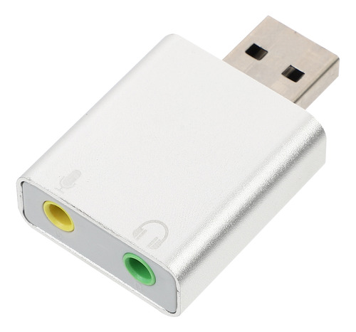 Adaptador De Sonido Usb Tarjeta De Sonido Externa Auricular