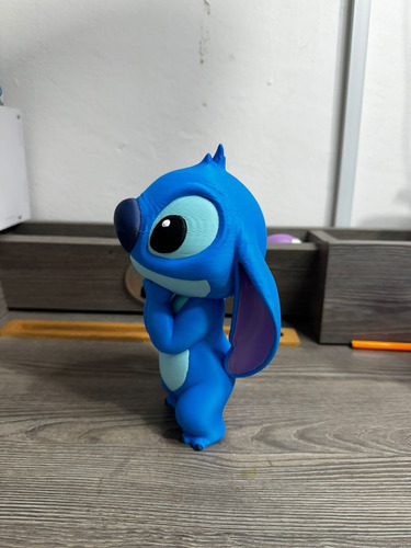 Stitch 3d Con Corazón Personalizado - 20cm