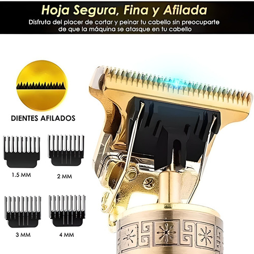 Máquina Corta Pelo Recortadora Dia Del Padre Perfecto Color Gold Dragon